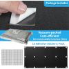 imageArt3d 10Pack Peel and Stick Acoustic Panels with Acrylic Tape  12 x 48 inches Self Adhesive Sound Absorbing Polyester Wall Panels for Home Office Studio BlackBlackfoam
