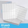 imageArt3d 10Sheet Faux Marble Peel and Stick Backsplash Tile for Kitchen Wall Bathroom Countertops 114 inch x 91 inch Stickon GlazedCeramic Finish Resist to Water Heat and Scratches Ash GreyWhite