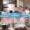 imageArt3d 10Sheet Faux Marble Peel and Stick Backsplash Tile for Kitchen Wall Bathroom Countertops 114 inch x 91 inch Stickon GlazedCeramic Finish Resist to Water Heat and Scratches Ash GreyPink