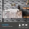 imageArt3d 10Sheet Peel and Stick Backsplash 12 in x 12in White Marble DesignGray