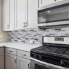 imageArt3d 10Sheet Peel and Stick Backsplash 12 in x 12in White Marble DesignGray