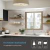 imageArt3d 10Sheet Peel and Stick Backsplash 12 in x 12in White Marble DesignWhite Marble