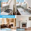 imageArt3d 10Sheet Peel and Stick Backsplash Tiles 12x12 Inch SelfAdhesive 3D Wall Tiles for Kitchen Bathroom Countertop  Thickened Waterproof Design White ampamp BlackEspresso Brown