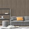 imageArt3d 4Pack GlueOn Herringbone Wainscoting Panel for Interior Wall Decor  104 x 12 Inch Polystyrene Ultralight Slim Slat Wall Panels for Living Room Bedroom AshtreeMahogany