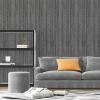 imageArt3d 4Pack GlueOn Herringbone Wainscoting Panel for Interior Wall Decor  104 x 12 Inch Polystyrene Ultralight Slim Slat Wall Panels for Living Room Bedroom AshtreeHerringbone Weathered Teak