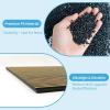 imageArt3d 4Pack GlueOn Herringbone Wainscoting Panel for Interior Wall Decor  104 x 12 Inch Polystyrene Ultralight Slim Slat Wall Panels for Living Room Bedroom AshtreeTeak