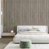 imageArt3d 4Pack GlueOn Herringbone Wainscoting Panel for Interior Wall Decor  104 x 12 Inch Polystyrene Ultralight Slim Slat Wall Panels for Living Room Bedroom AshtreeAshtree