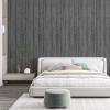imageArt3d 4Pack GlueOn Herringbone Wainscoting Panel for Interior Wall Decor  104 x 12 Inch Polystyrene Ultralight Slim Slat Wall Panels for Living Room Bedroom AshtreeHerringbone Weathered Teak