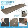 imageArt3d 4Pack GlueOn Herringbone Wainscoting Panel for Interior Wall Decor  104 x 12 Inch Polystyrene Ultralight Slim Slat Wall Panels for Living Room Bedroom AshtreeMahogany