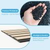 imageArt3d 4Pack GlueOn Herringbone Wainscoting Panel for Interior Wall Decor  104 x 12 Inch Polystyrene Ultralight Slim Slat Wall Panels for Living Room Bedroom AshtreeSixgrid Oak