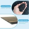imageArt3d 4Pack GlueOn Herringbone Wainscoting Panel for Interior Wall Decor  104 x 12 Inch Polystyrene Ultralight Slim Slat Wall Panels for Living Room Bedroom AshtreeWalnut
