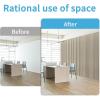 imageArt3d 4Pack GlueOn Herringbone Wainscoting Panel for Interior Wall Decor  104 x 12 Inch Polystyrene Ultralight Slim Slat Wall Panels for Living Room Bedroom AshtreeSixgrid Oak