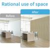 imageArt3d 4Pack GlueOn Herringbone Wainscoting Panel for Interior Wall Decor  104 x 12 Inch Polystyrene Ultralight Slim Slat Wall Panels for Living Room Bedroom AshtreeOak