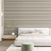 imageArt3d 4Pack GlueOn Herringbone Wainscoting Panel for Interior Wall Decor  104 x 12 Inch Polystyrene Ultralight Slim Slat Wall Panels for Living Room Bedroom AshtreeSixgrid Oak