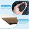imageArt3d 4Pack GlueOn Herringbone Wainscoting Panel for Interior Wall Decor  104 x 12 Inch Polystyrene Ultralight Slim Slat Wall Panels for Living Room Bedroom AshtreeFine Bar Rosewood