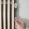 imageArt3d 8Pack WPC Wood Slat Wall Panel for Interior Wall Dcor 3D Wood Fluted Acoustic Wall Paneling for Living Room Bedroom Home ampamp Office Accent Wall Decor  96 x 6 Inch OakOak