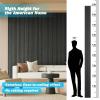 imageArt3d Slat Wood Wall Paneling for Interior and Ceiling Decoration  Pack of 4pcs  1pc EndTrim Size 108 x 57in BlackBlack