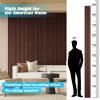 imageArt3d Slat Wood Wall Paneling for Interior and Ceiling Decoration  Pack of 4pcs  1pc EndTrim Size 108 x 57in BlackWalnut