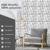 imageArt3d 20Pack Sound Proof Wall Panels Diamond Design 3D Textured Acoustic Wall Panels for Sound Absorbing Accent Wall Panels for Gaming Room Bedroom Living Room  118quotx118quot BlackWhite