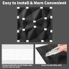 imageArt3d 20Pack Sound Proof Wall Panels Diamond Design 3D Textured Acoustic Wall Panels for Sound Absorbing Accent Wall Panels for Gaming Room Bedroom Living Room  118quotx118quot BlackBlack