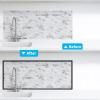imageArt3d 20ft Outside Vinyl Corner Trim Peel and Stick for Tile and Wall Edges Furniture Decoration WhiteBlack