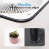 imageArt3d 20ft Outside Vinyl Corner Trim Peel and Stick for Tile and Wall Edges Furniture Decoration WhiteBlack