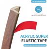imageArt3d 20ft Outside Vinyl Corner Trim Peel and Stick for Tile and Wall Edges Furniture Decoration WhiteCherry