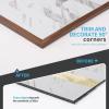 imageArt3d 20ft Outside Vinyl Corner Trim Peel and Stick for Tile and Wall Edges Furniture Decoration WhiteCherry