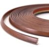 imageArt3d 20ft Outside Vinyl Corner Trim Peel and Stick for Tile and Wall Edges Furniture Decoration WhiteCherry