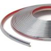 imageArt3d 20ft Outside Vinyl Corner Trim Peel and Stick for Tile and Wall Edges Furniture Decoration WhiteStainless Steel