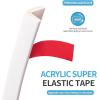 imageArt3d 20ft Outside Vinyl Corner Trim Peel and Stick for Tile and Wall Edges Furniture Decoration WhiteWhite