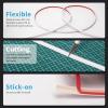 imageArt3d 20ft Outside Vinyl Corner Trim Peel and Stick for Tile and Wall Edges Furniture Decoration WhiteWhite