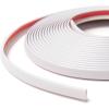 imageArt3d 20ft Outside Vinyl Corner Trim Peel and Stick for Tile and Wall Edges Furniture Decoration WhiteWhite