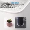 imageArt3d 20ft Outside Vinyl Corner Trim Peel and Stick for Tile and Wall Edges Furniture Decoration WhiteWhite