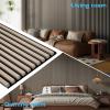 imageArt3d 2Pack 48quot x 24quot Acoustic Wood Panels for Wall Soundproof Wood Slat Panel for Wall and Ceiling 3D Fluted Sound Absorbing Paneling for Interior Wall Decor Living Room Bedroom  WalnutOak