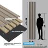 imageArt3d 2Pack 48quot x 24quot Acoustic Wood Panels for Wall Soundproof Wood Slat Panel for Wall and Ceiling 3D Fluted Sound Absorbing Paneling for Interior Wall Decor Living Room Bedroom  WalnutOak