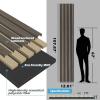 imageArt3d 2Pack 48quot x 24quot Acoustic Wood Panels for Wall Soundproof Wood Slat Panel for Wall and Ceiling 3D Fluted Sound Absorbing Paneling for Interior Wall Decor Living Room Bedroom  WalnutAmerican Walnut