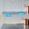 imageArt3d 30 Ft Peel and Stick Flexible Vinyl Molding Trim for Wall Tile Edges Kitchen backsplash Mirrior Frame in SliverRose Gold