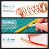 imageArt3d 30 Ft Peel and Stick Flexible Vinyl Molding Trim for Wall Tile Edges Kitchen backsplash Mirrior Frame in SliverRose Gold