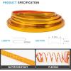imageArt3d 30 Ft Peel and Stick Flexible Vinyl Molding Trim for Wall Tile Edges Kitchen backsplash Mirrior Frame in SliverRose Gold