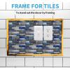 imageArt3d 30 Ft Peel and Stick Flexible Vinyl Molding Trim for Wall Tile Edges Kitchen backsplash Mirrior Frame in SliverRose Gold