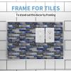 imageArt3d 30 Ft Peel and Stick Flexible Vinyl Molding Trim for Wall Tile Edges Kitchen backsplash Mirrior Frame in SliverSilver