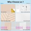 imageArt3d 6Pack SelfAdhesive Acoustic Wall Panels for Home Dcor 24 x 24 Inch Soundproofing Panels for Office Studio Bedroom  High Noise Absorption Polyester Fiber CamelCamel