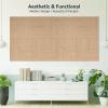 imageArt3d 6Pack SelfAdhesive Acoustic Wall Panels for Home Dcor 24 x 24 Inch Soundproofing Panels for Office Studio Bedroom  High Noise Absorption Polyester Fiber CamelWood Grain Airbrush
