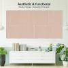 imageArt3d 6Pack SelfAdhesive Acoustic Wall Panels for Home Dcor 24 x 24 Inch Soundproofing Panels for Office Studio Bedroom  High Noise Absorption Polyester Fiber CamelCamel