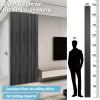 imageArt3d WPC Slat Wall Panels 8Pack 108 x 6 Inch 3D Wall Accents for Interior Wall Decor Living Room Bedroom BlackBlack