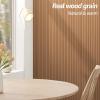 imageArt3d WPC Slat Wall Panels 8Pack 108 x 6 Inch 3D Wall Accents for Interior Wall Decor Living Room Bedroom BlackBoxwood