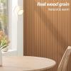 imageArt3d WPC Slat Wall Panels 8Pack 108 x 6 Inch 3D Wall Accents for Interior Wall Decor Living Room Bedroom BlackBoxwood