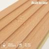 imageArt3d WPC Slat Wall Panels 8Pack 108 x 6 Inch 3D Wall Accents for Interior Wall Decor Living Room Bedroom BlackBoxwood