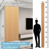 imageArt3d WPC Slat Wall Panels 8Pack 108 x 6 Inch 3D Wall Accents for Interior Wall Decor Living Room Bedroom BlackBoxwood